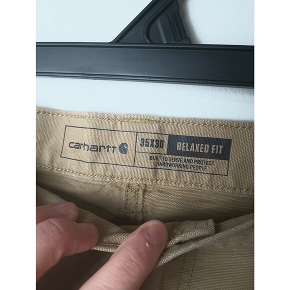 Carhartt Rugged Flex Relaxed Fit Canvas Work Pant Men's 35 x 30 - Picture 4 of 7